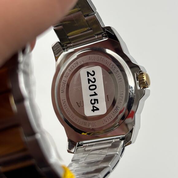Invicta Speedway 49329 Mens 42mm Two Tone Stainless Steel Quartz Watch BNWT - Picture 9 of 17